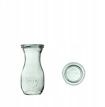 Weck stiklainis su dangteliu, 290ml, 6 vnt.