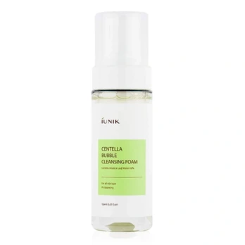 iUNIK Centella Bubble Cleansing Foam, 150 ml. – švelnios valomosios putos su centelėmis