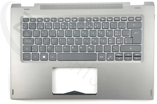 Acer SP314-51 Keyboard (SWISS/G) & Upper Cover (GRAY)