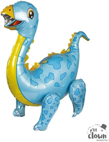 Folinis balionas "Melsvas dinozauras" 69*66cm