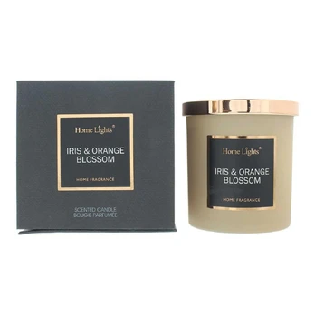 Home Lights Iris Orange Blossom Scented Candle, 215 g