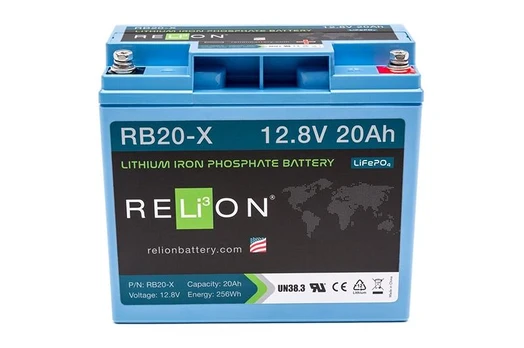 RELION RB20-X 12.8V 20Ah Lithium Ion gilaus iškrovimo akumuliatorius