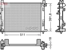 Variklio radiatorius DENSO DRM37002