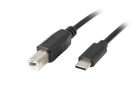 LANBERG Cable USB-C->USB-B 2.0 1.8m | CA-USBA-13CC-0018-BK