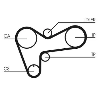 CONTI CT 508 Timing belt