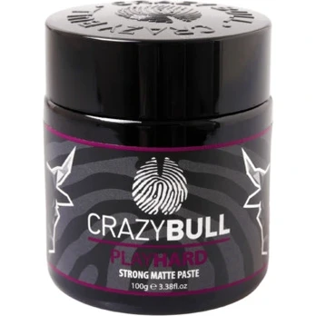 CrazyBull Play Hard Strong Matte Paste 100 g