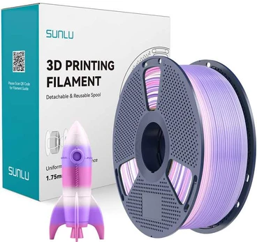 Sunlu PLA Filament (Rainbow) 03