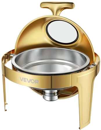 VEVOR Apvalus čefingas bufetui 5,7 l