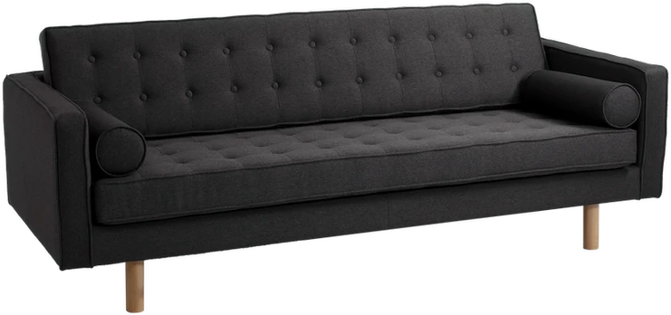 Customform Stalas, SHERWOOD, 200x100 cm, Juodas