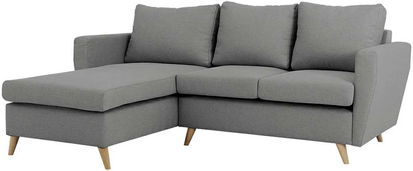 CUSTOMFORM Kampinė Sofa, LOVER L, 0.9x1.89 m, Pilka