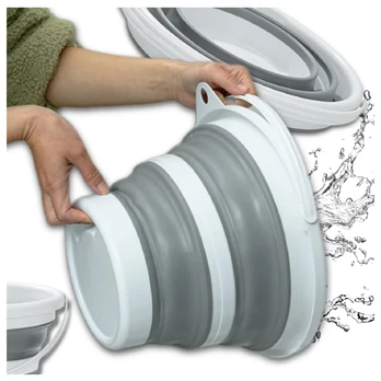 Sulankstomas kibiras, 10 l, silikoninis