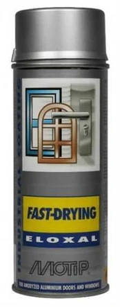 Motip Eloxal spray sølv 400ml