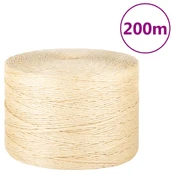 Virvė, 200m, 100% sizalis, 3mm kaina