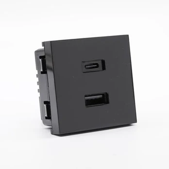 Shelly Wall Display stand priedas USB, juodas