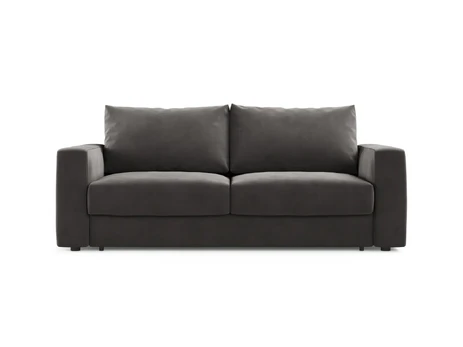 Velvet Sofa With Bed Function, "Grena", 3 Seats, 205x100x90 Made in Europe