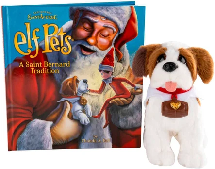 CEFA TOYS Spanish Elf Pets Story + plush toy Bernard dog set