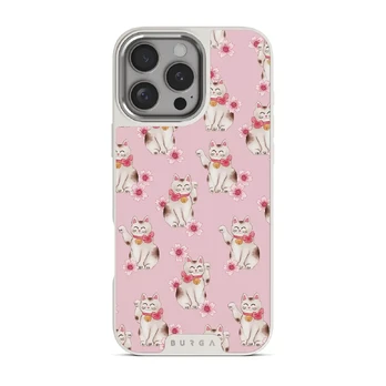 Maneki Neko - iPhone 16 Pro Max Case, Elite Light (MagSafe) / Silver