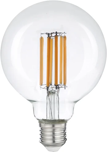 7,2W LED lemputė, skaidri, E27, 6500K