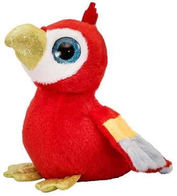 Pliušinis žaislas Wild Planet Parrot, raudonas, 16 cm