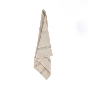 Bazaar Servetėlė 45x45 cm Juoda Linas
