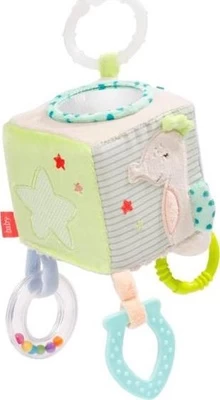 Lavinimo žaislas BabyFehn Educational Cube Sea 486325, 10 cm