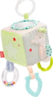 Lavinimo žaislas BabyFehn Educational Cube Sea 486325, 10 cm kaina