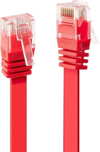 CABLE CAT6 U/UTP 0.3M/RED 47510 LINDY