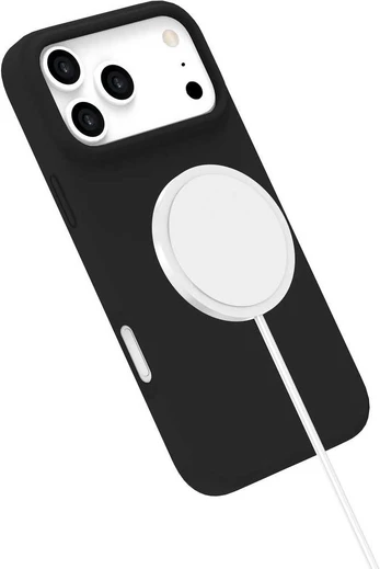 Dėklas eSTUFF INFINITE (GRS) ROME iPhone 17 Pro Max Juodas Magnetic Cover.