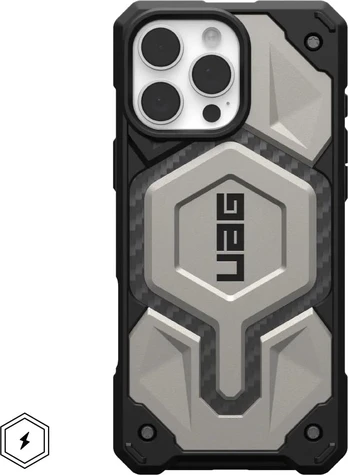 UAG Monarch Pro Case with MagSafe for iPhone 16 Pro Max - Titanium
