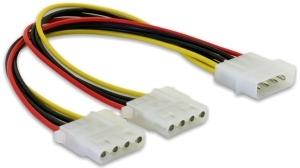 Delock Molex – Molex x2, 0,11 m, įvairiaspalvis (82100)