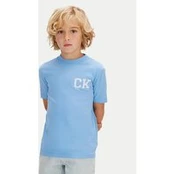 Calvin Klein Marškinėliai Heritage LVCKSJA09B Mėlyna Regular Fit