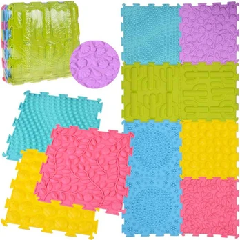 Rubber Dėlionė sensory mat, 8 pieces - development and fun ZA5862