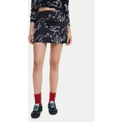 Desigual Mini sijonas 25SWFW03 Juoda Regular Fit
