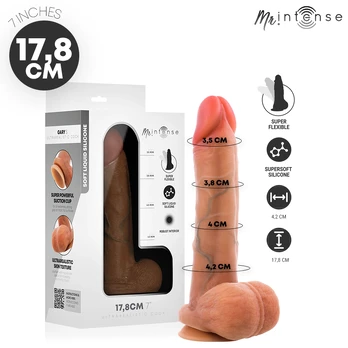 MR INTENSE Gary S Silicone Model 17.8 cm with Suction Cup, Anatomical Finish