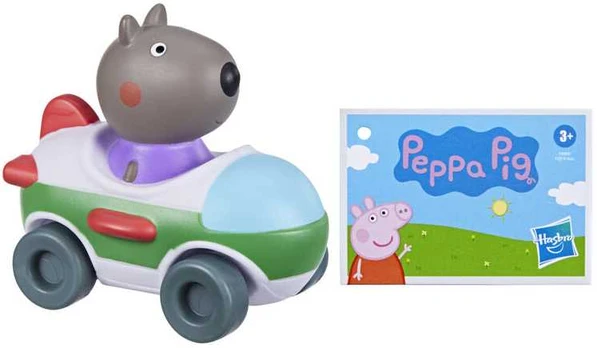 Hasbro Peppa Pig Danny Dog su transporto priemone, 8 cm figūrėlės