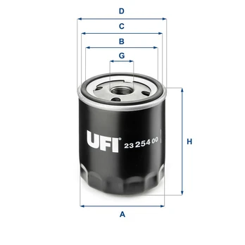 Alyvos filtras UFI 23.254.00