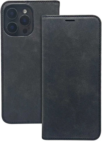 Dėklas Telforceone Smart Suede case for Xiaomi Redmi Note 15 Pro 5G (EU) juodas