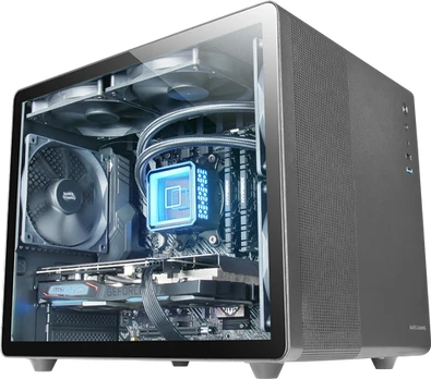 Mars Gaming MCMPRO Professional Compact PC Case mATX (Double Chamber)