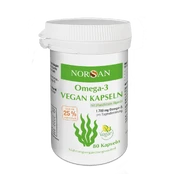 NORSAN, OMEGA-3 VEGAN KAPSULĖS, 80 kapsulių kaina