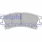 Stabdžių trinkelių rinkinys, diskinis stabdys DELPHI LP1502 kaina