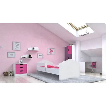 Lova su čiužiniu ir turėklais CASIMO 160x80
