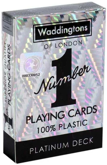 Winning Moves Classic Platinum Waddingtons Number 1 žaidimų kortos