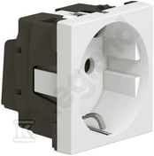 Legrand M45:2M GN.2P+Z SCHUKO balta MOSAIC