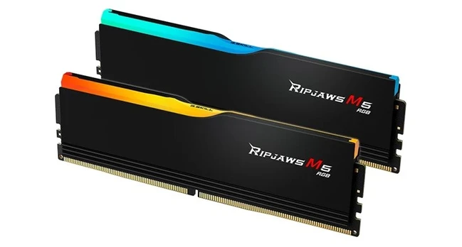 Memory PC DDR5 32GB (2x16GB) Ripjaws M5 RGB 6000MHz CL36-36 Black