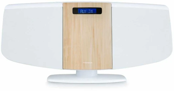 Thomson Micro Sound System BT CD/MP3/USB Baltas Wood Finish