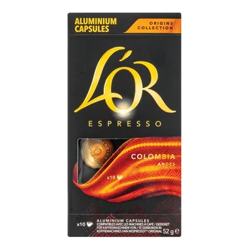 Kavos kapsulės L'OR COLOMBIA, 55 g (10 vnt.)