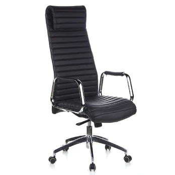 Biuro kėdė ASPERA Nappa Leather Luxus, juoda
