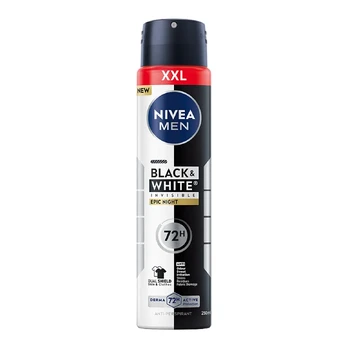 NIVEA_Men Black&White Invisible Epic Night 72 val. veikiantis dezodorantas-purškiklis, 250 ml