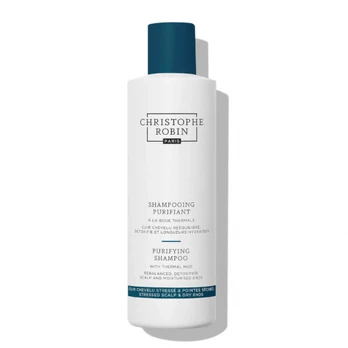 Christophe Robin Purifying MINI Shampoo valantis šampūnas su terminiu moliu, 75 ml.