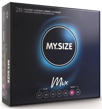 MY SIZE - MIX PREZERVATYVAI 64 MM 28 VNT